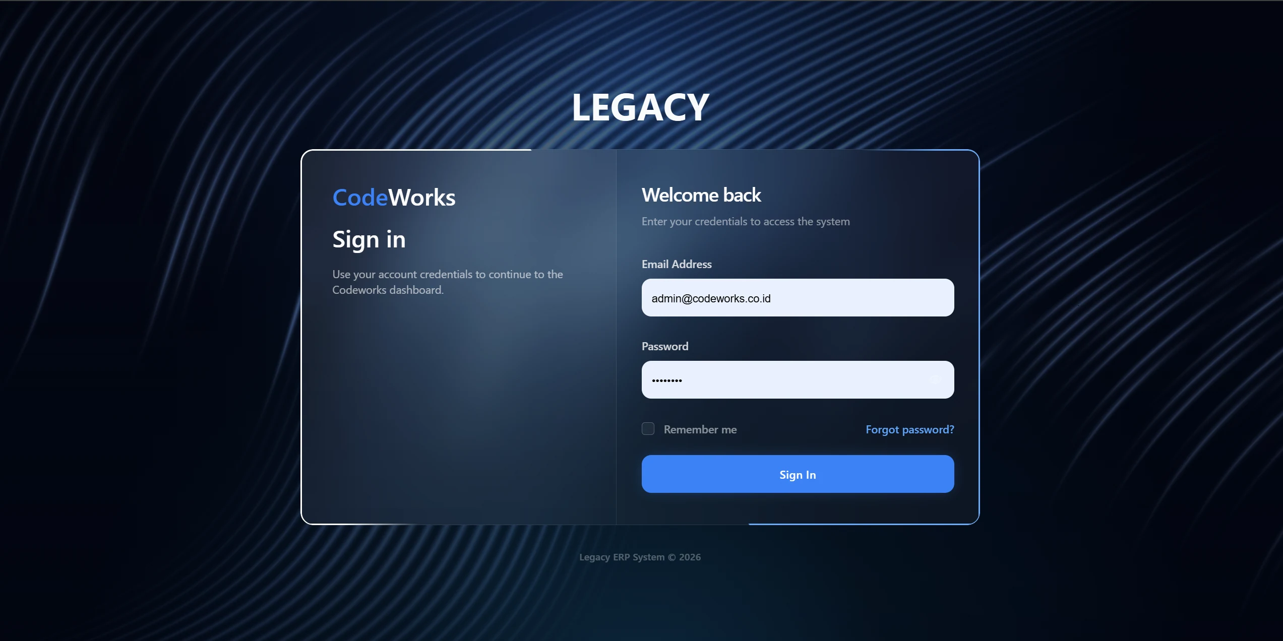 Legacy ERP